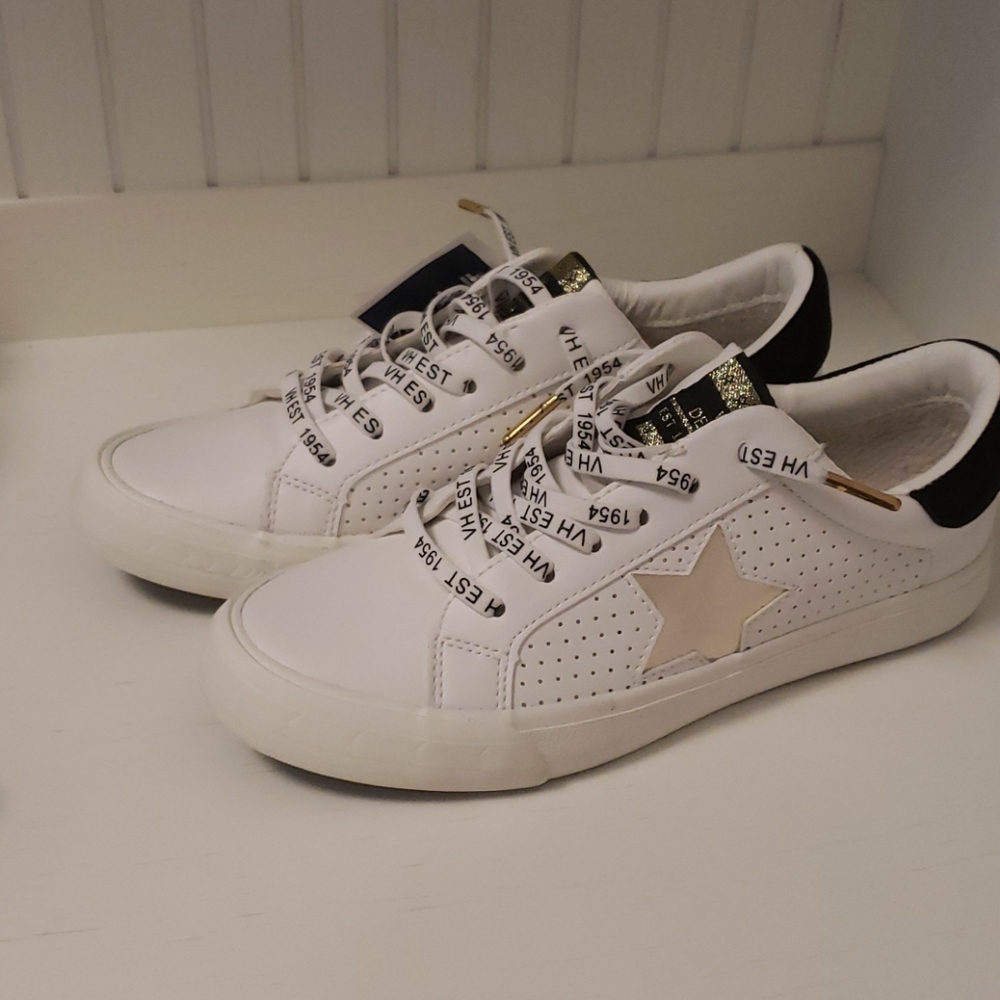 Vintage Havana Gadol Gail Sneakers Star White Gold - Picture 8 of 12